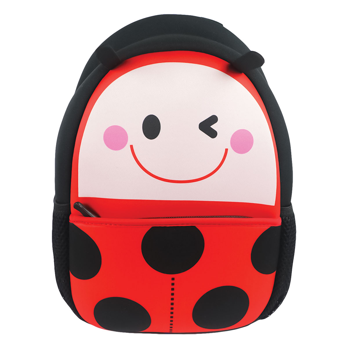 ANIMALS-Mochila Junior em Neoprene-Joaninha-21x30x10cm