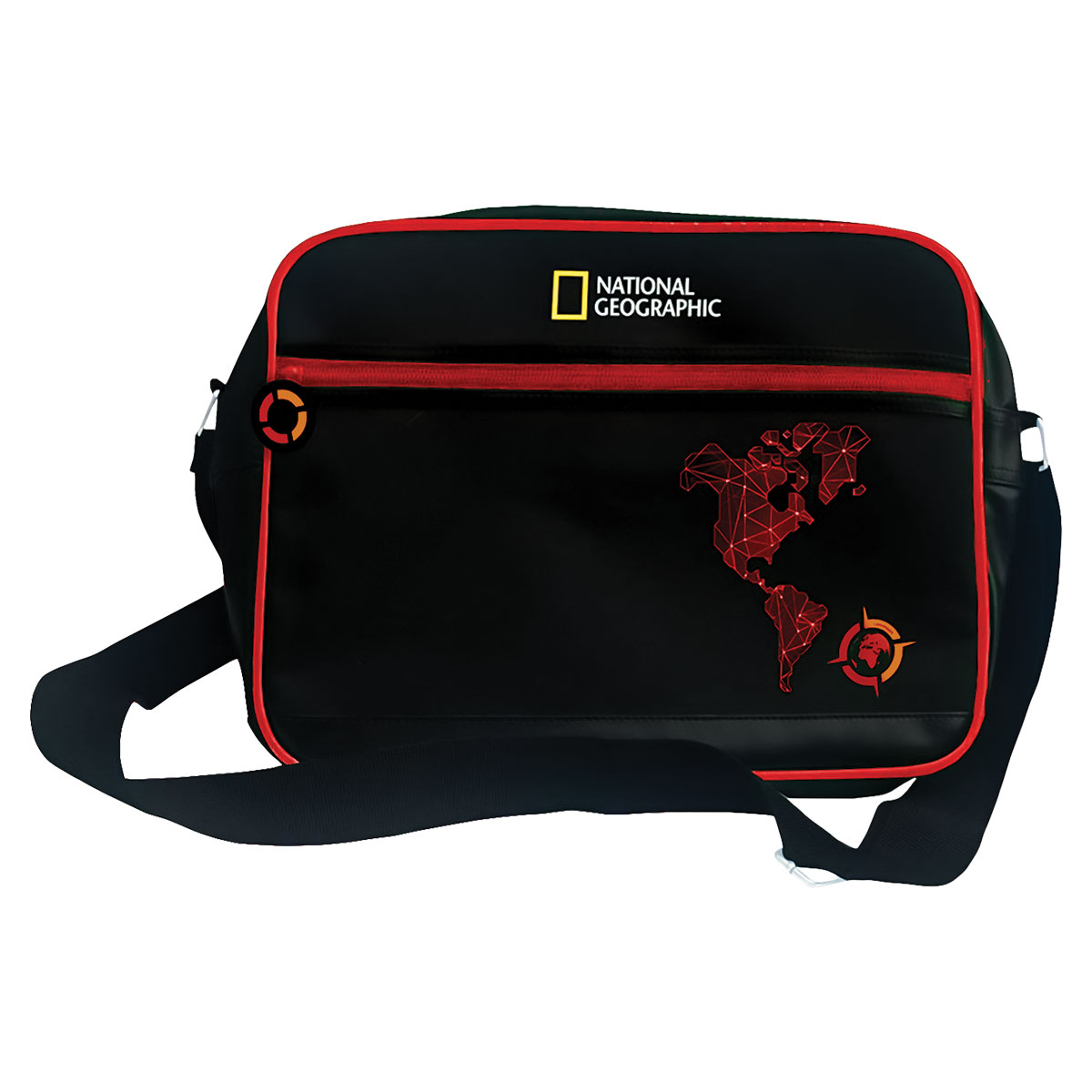 National Geographic-Mala Mensageiro 35*28*10cm-vermelho