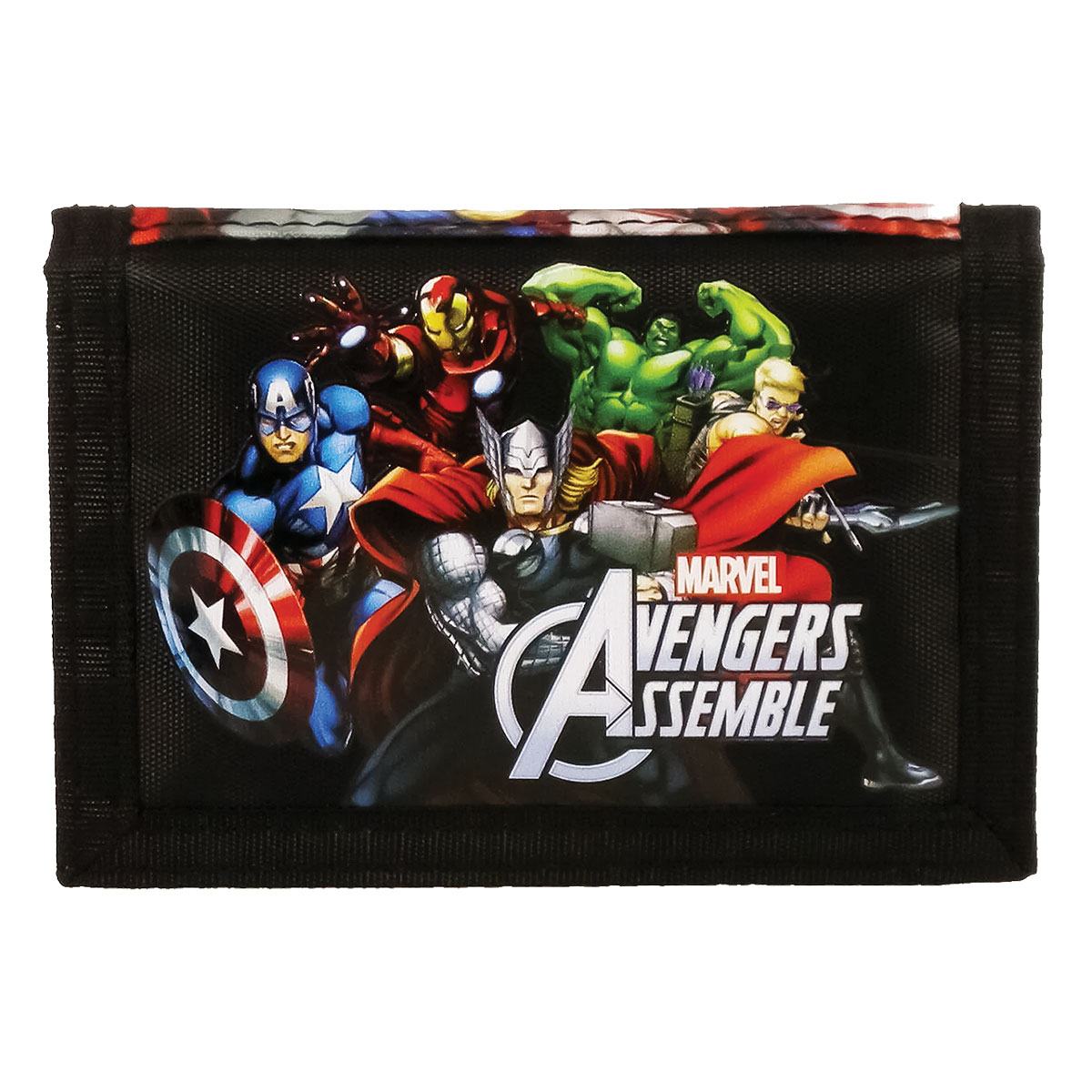 Avengers- Carteira c/ fecho em velcro 13x10x1cm