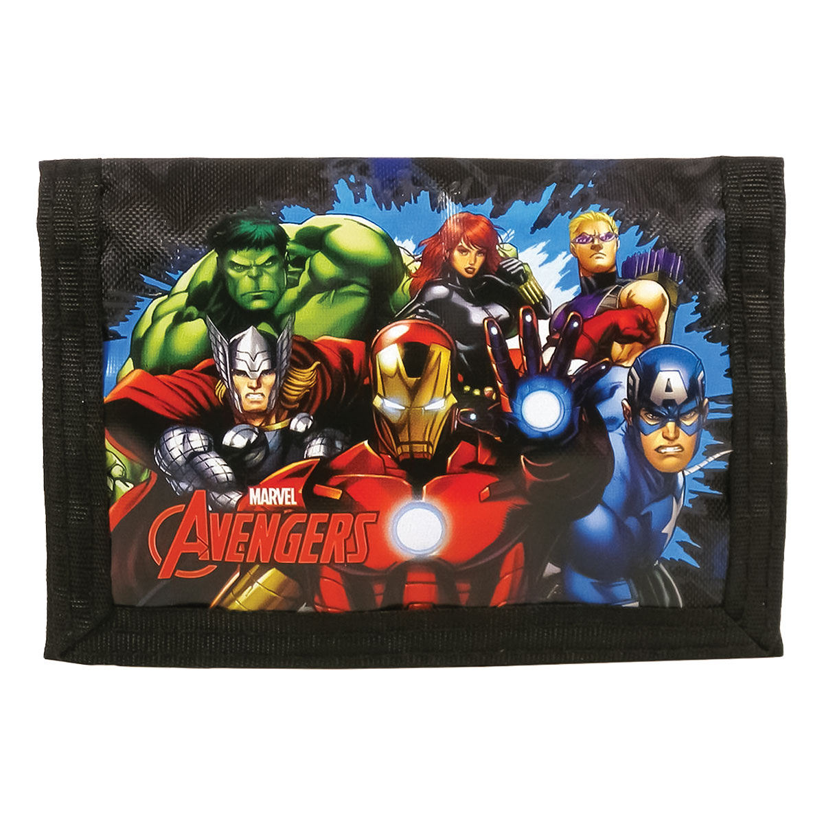 Avengers- Carteira c/ fecho em velcro 13x10x1cm