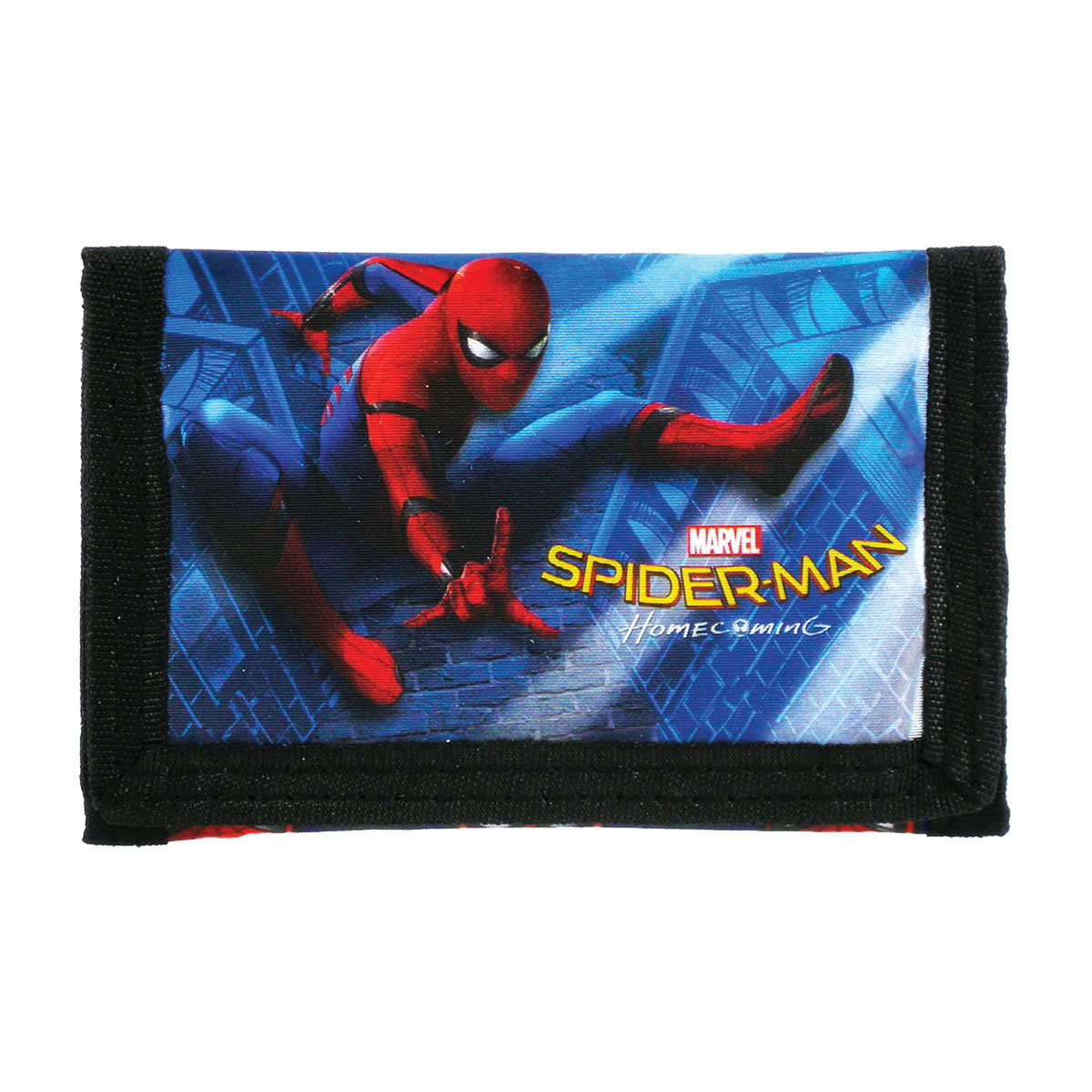 Spiderman- Carteira c/ fecho em velcro 13x10x1cm