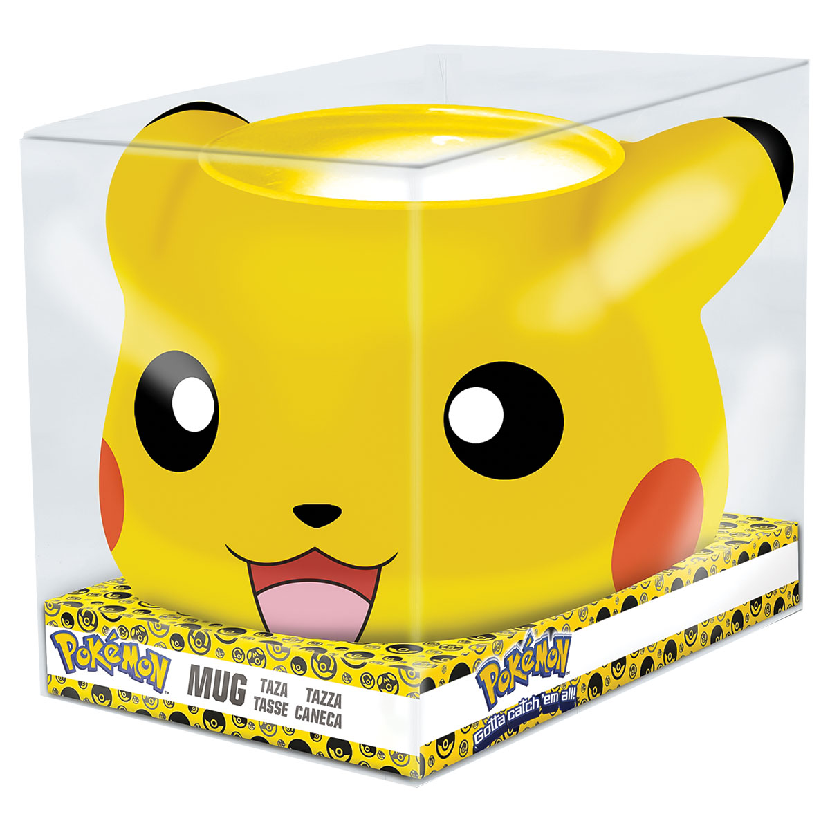 POKEMON-Caneca Cerâmica 500ml-3D-Caixa Presente