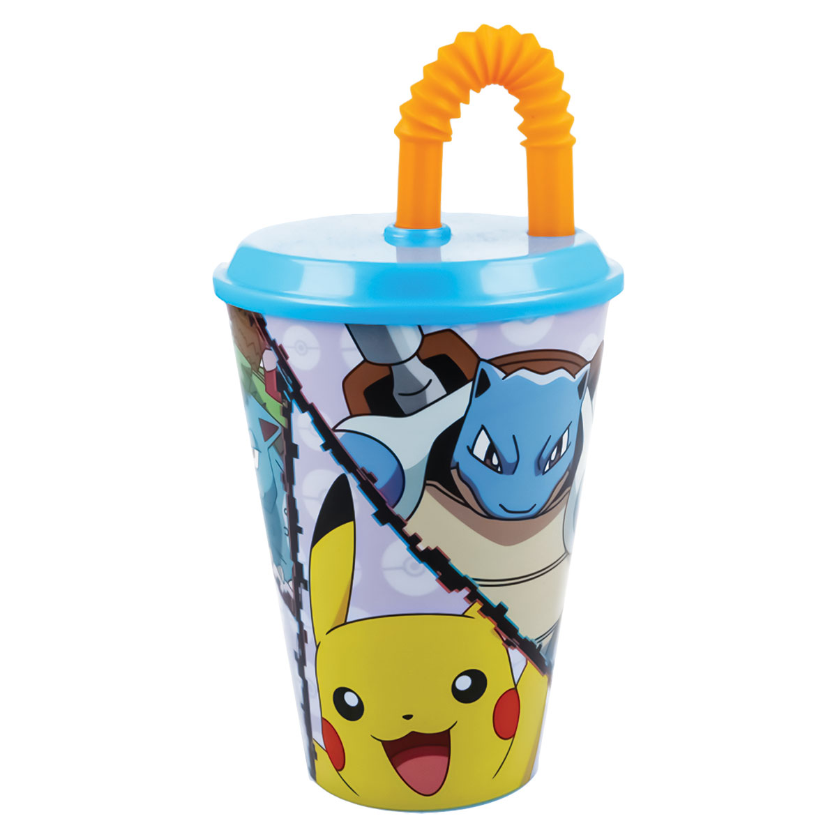 POKEMON-Copo Reutilizável PP com Palhinha 430ml