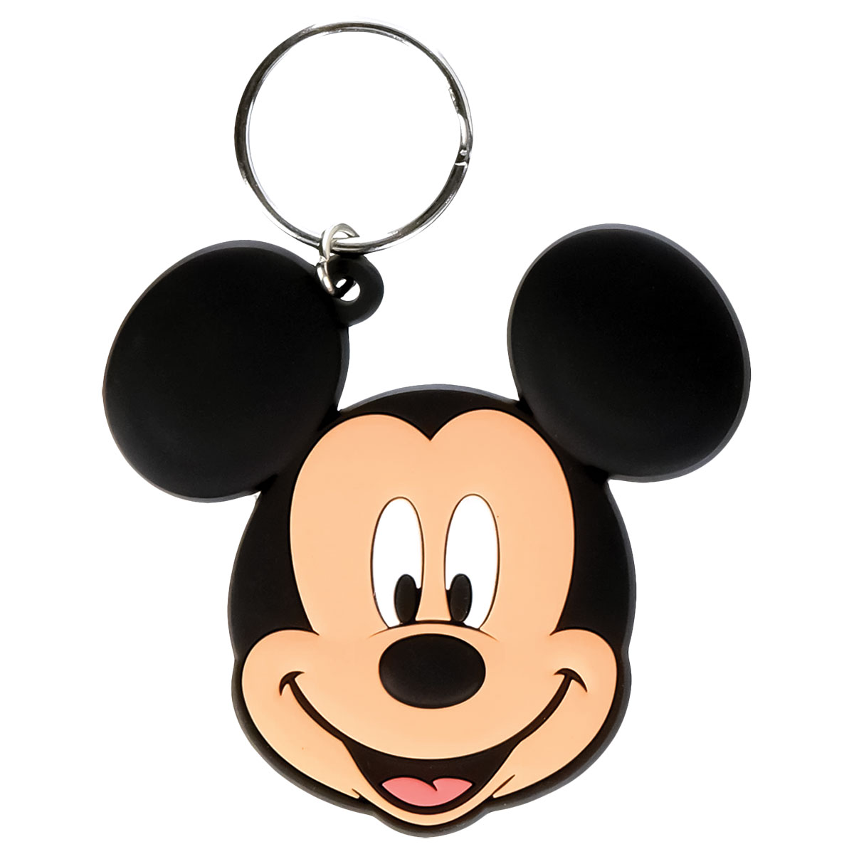 MICKEY-SMILE-Porta-Chaves de Borracha