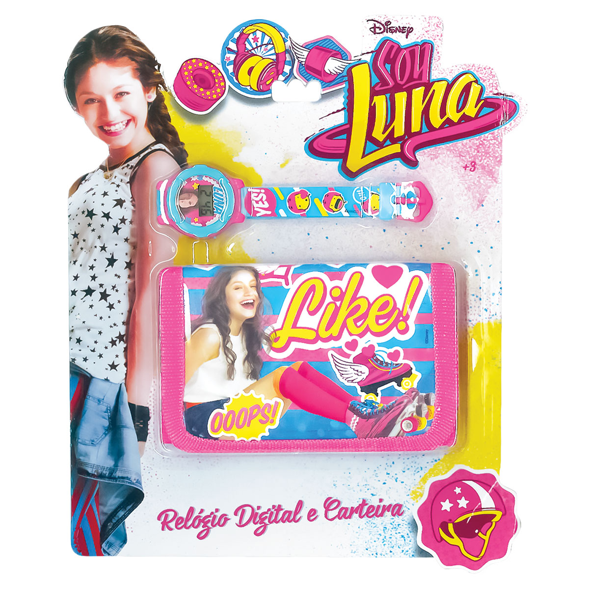 Soy Luna-Set composto por carteira+relógio em blister