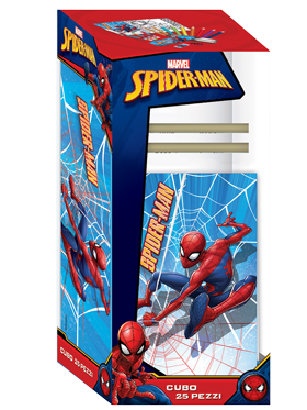 Spiderman-Kit de pintura em caixa transparente-25 peças