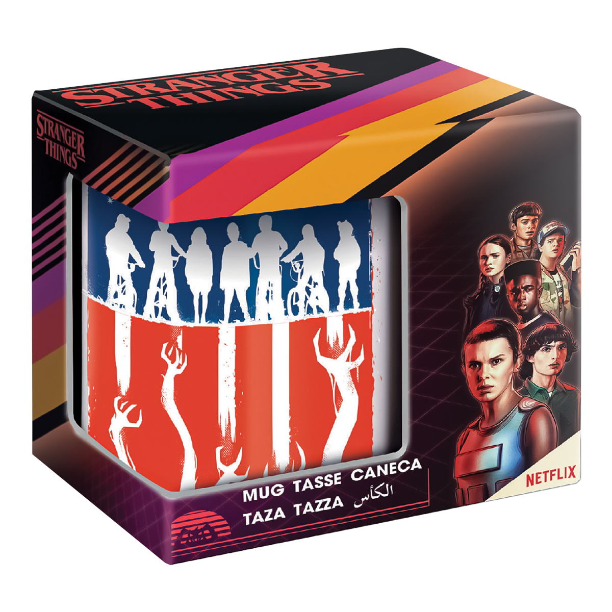 STRANGER THINGS-Caneca Cerâmica 11oz/300ml Caixa Presente