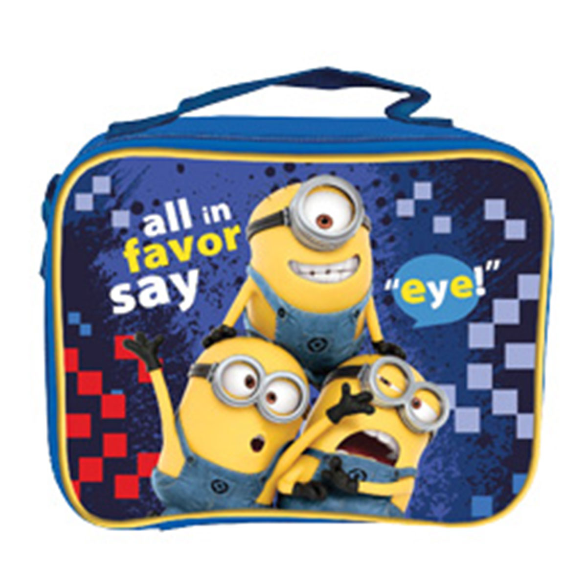 MINIONS-Saco de lanche a tiracolo 24x19x10cm